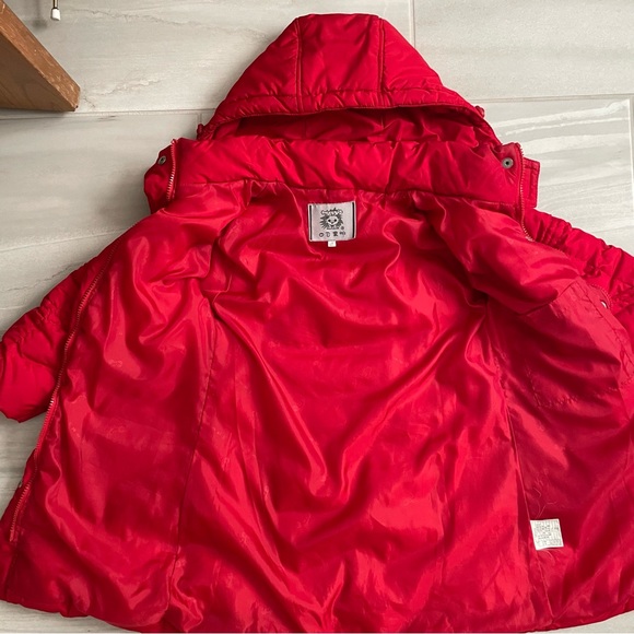 Red Down Parka Puffer - Picture 7 of 11